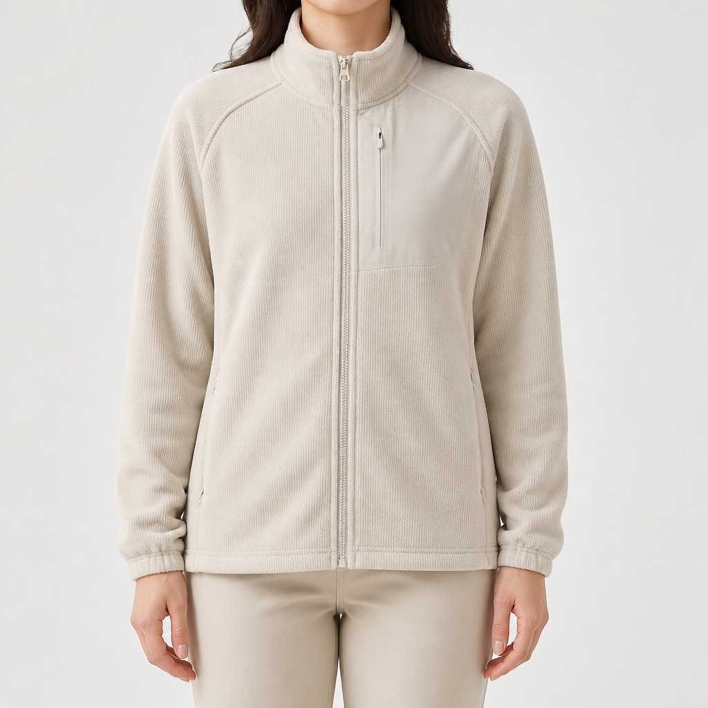 Rose | Womens Water Resistant Lightweight Softshell Jacket, Light Khaki