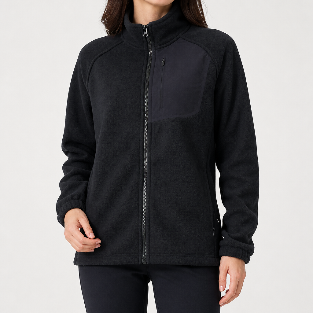 Rose | Womens Water Resistant Lightweight Softshell Jacket, Ink Black