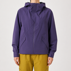 Rose | Womens Water Resistant Lightweight Softshell Jacket, Purple