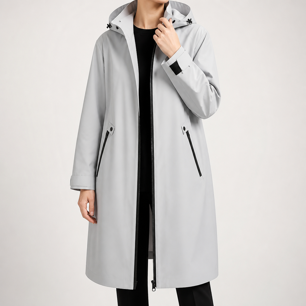 Rosemary | Womens Waterproof Windproof Hooded Outdoor Rain Jacket, Design 7