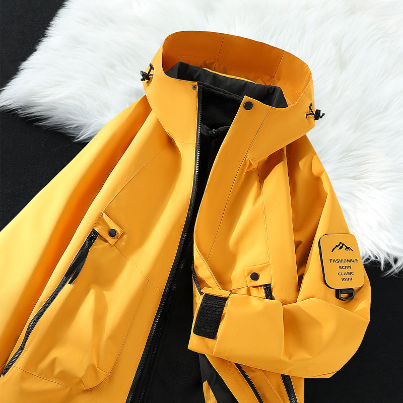 Rosemary | Womens Waterproof Windproof Hooded Outdoor Rain Jacket