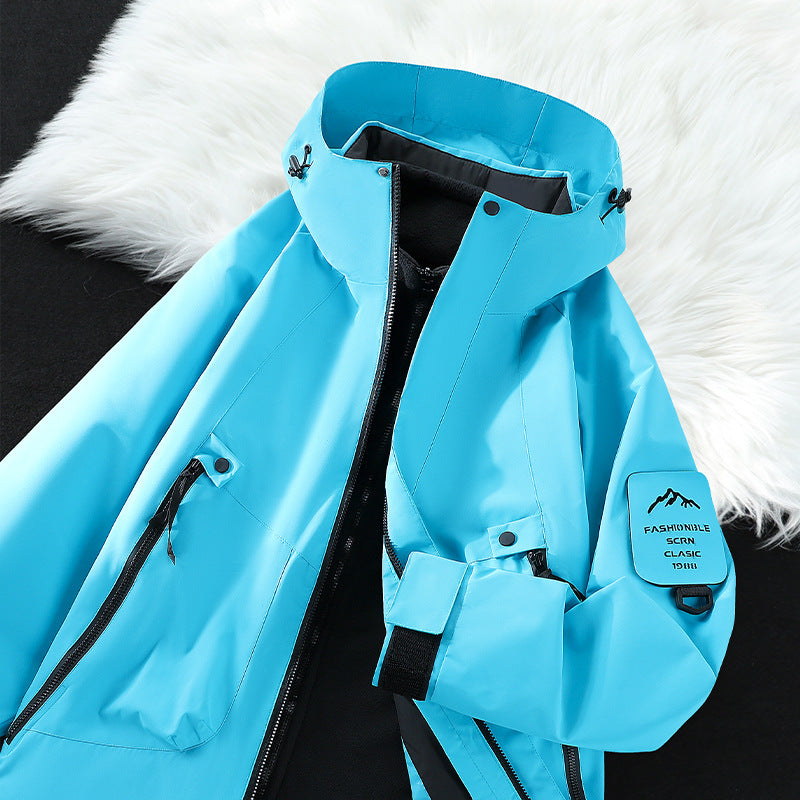 Rosemary | Womens Waterproof Windproof Hooded Outdoor Rain Jacket