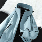 Rosemary | Womens Waterproof Windproof Hooded Outdoor Rain Jacket