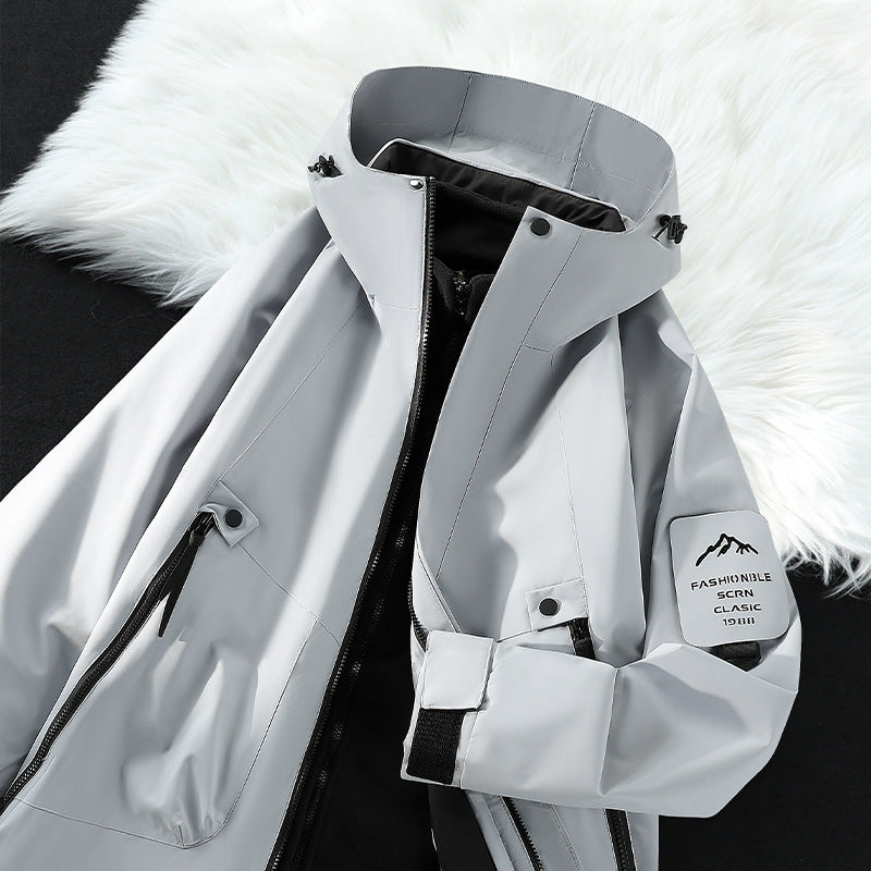 Rosemary | Womens Waterproof Windproof Hooded Outdoor Rain Jacket