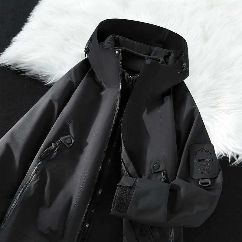 Rosemary | Womens Waterproof Windproof Hooded Outdoor Rain Jacket