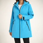 Rosemary | Womens Waterproof Windproof Hooded Outdoor Rain Jacket, Design 5