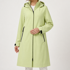 Rosemary | Womens Waterproof Windproof Hooded Outdoor Rain Jacket, Design 2