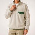 Ross | Mens Color Block Lightweight Casual Fall Coat Jacket, Green