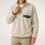 Ross | Mens Color Block Lightweight Casual Fall Coat Jacket, Green