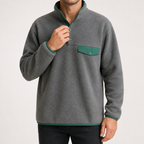 Ross | Mens Color Block Lightweight Casual Fall Coat Jacket, Dark Gray 2