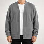 Rourke | Mens Jacket Zip Up Casual Lightweight Autumn Jacket, Grey