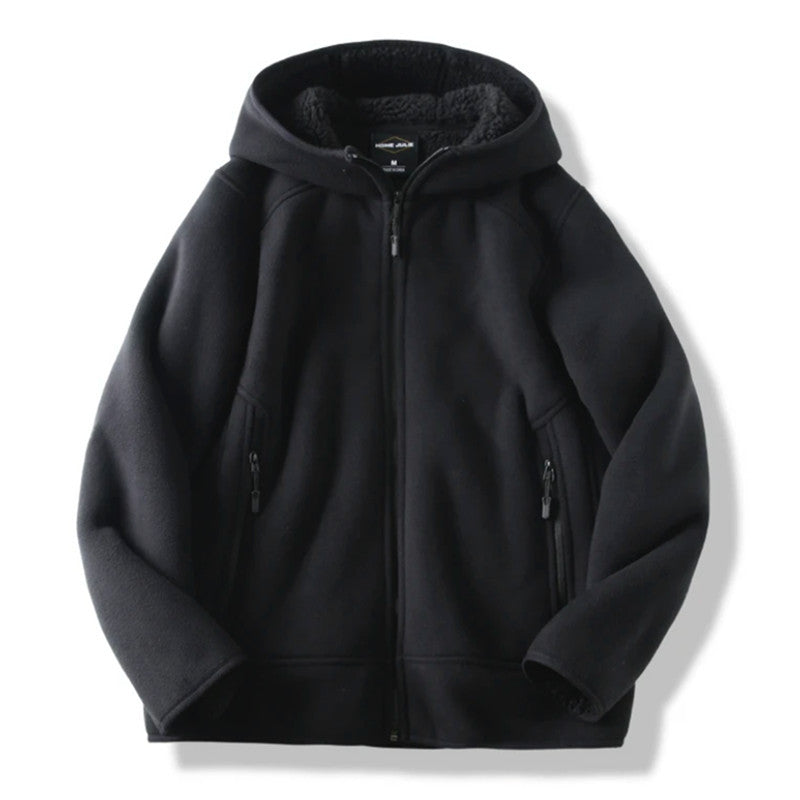 Rowan | Mens Thick Fleece Hooded Coat Warm Polar - 2