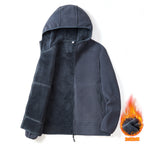Rowan | Mens Thick Fleece Hooded Coat Warm Polar - 6