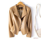 Roxane | Womens Slim Fit Leather Jacket - 4