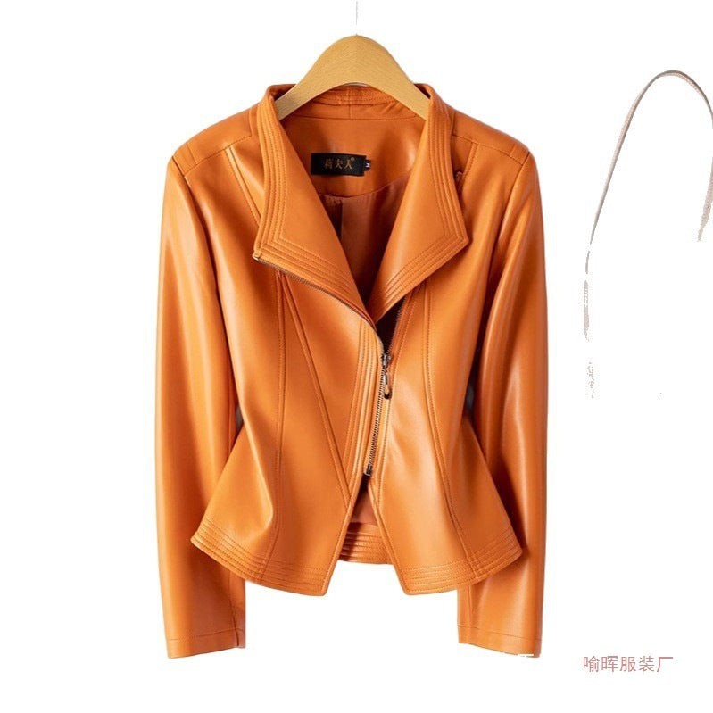 Roxane | Womens Slim Fit Leather Jacket - 5