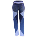 Roxie | Womens High Waisted Stretch Flare Straight Wide Leg Pants