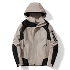 Rupert | Waterproof Hooded Windbreaker Jacket, Mens Light Grey