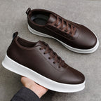 Ryan | Mens White Sneakers Slip-On Breathable Sports Shoes