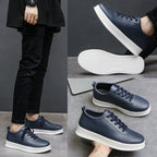 Ryan | Mens White Sneakers Slip-On Breathable Sports Shoes