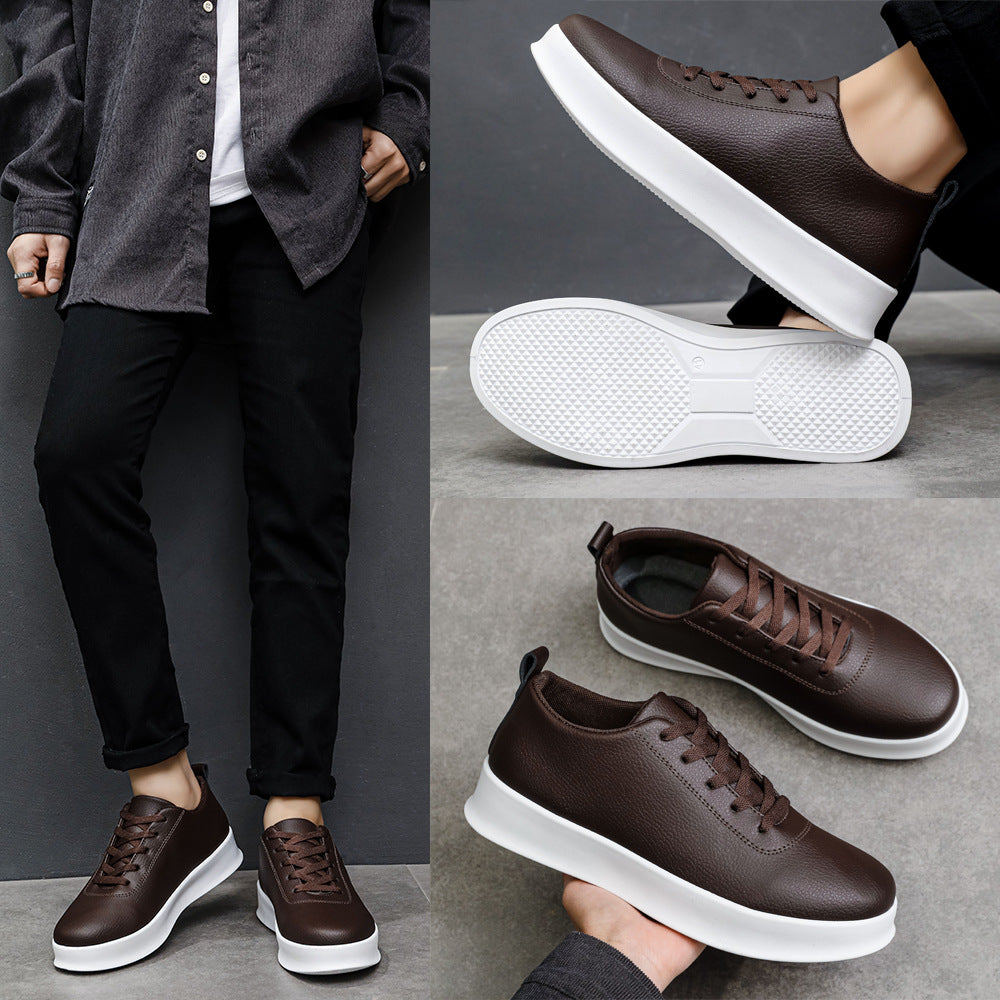 Ryan | Mens White Sneakers Slip-On Breathable Sports Shoes