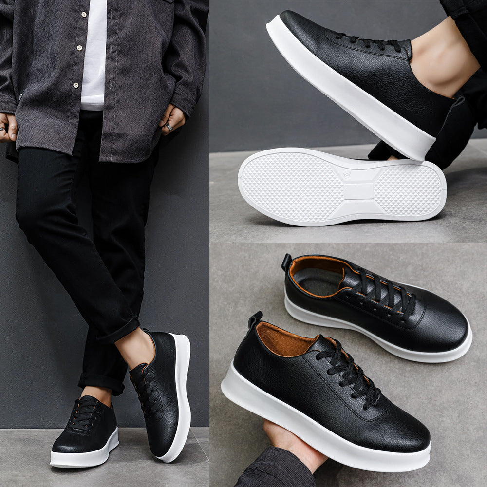 Ryan | Mens White Sneakers Slip-On Breathable Sports Shoes