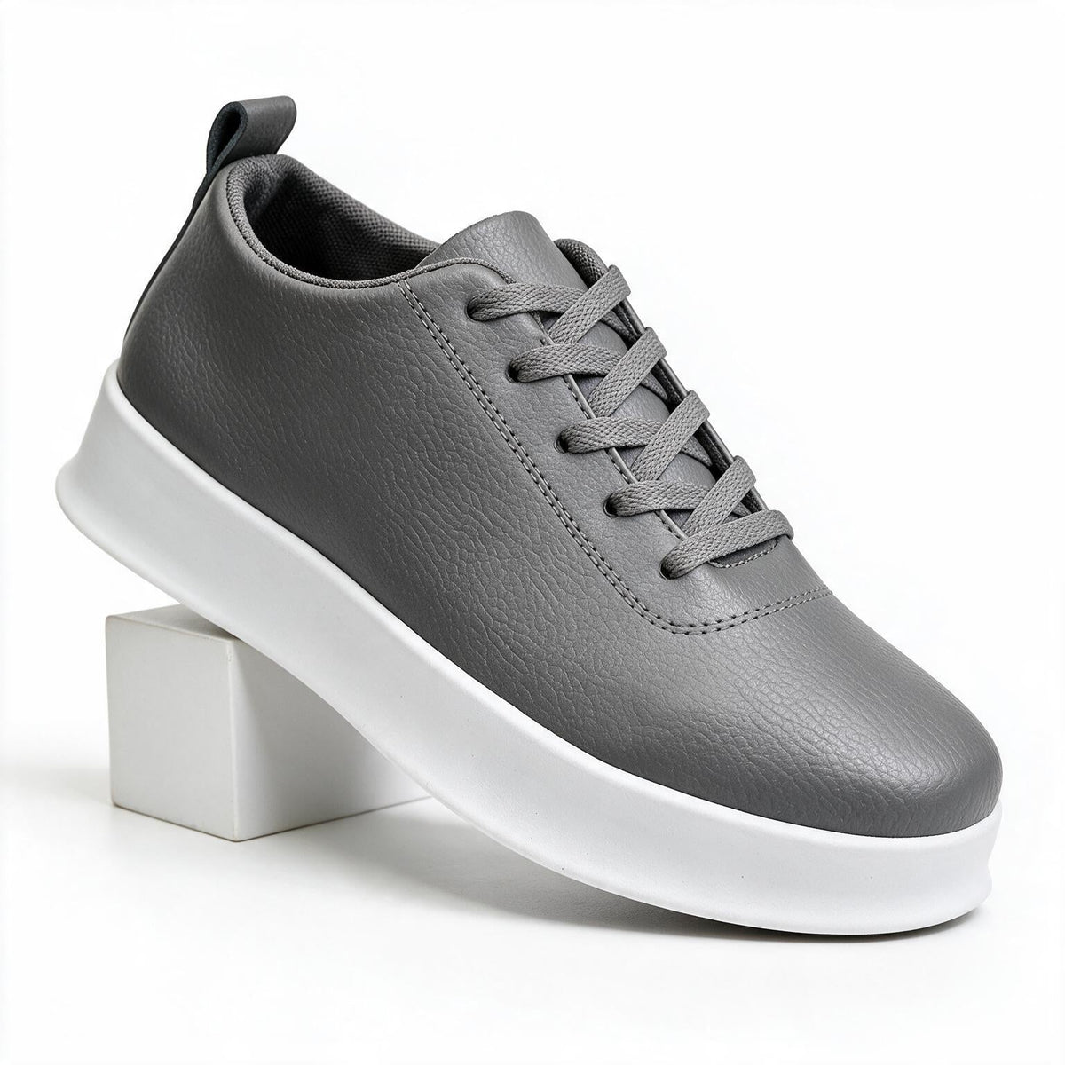 Ryan | Mens White Sneakers Slip-On Breathable Sports Shoes