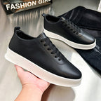 Ryan | Mens White Sneakers Slip-On Breathable Sports Shoes