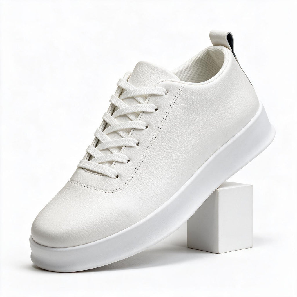 Ryan | Mens White Sneakers Slip-On Breathable Sports Shoes