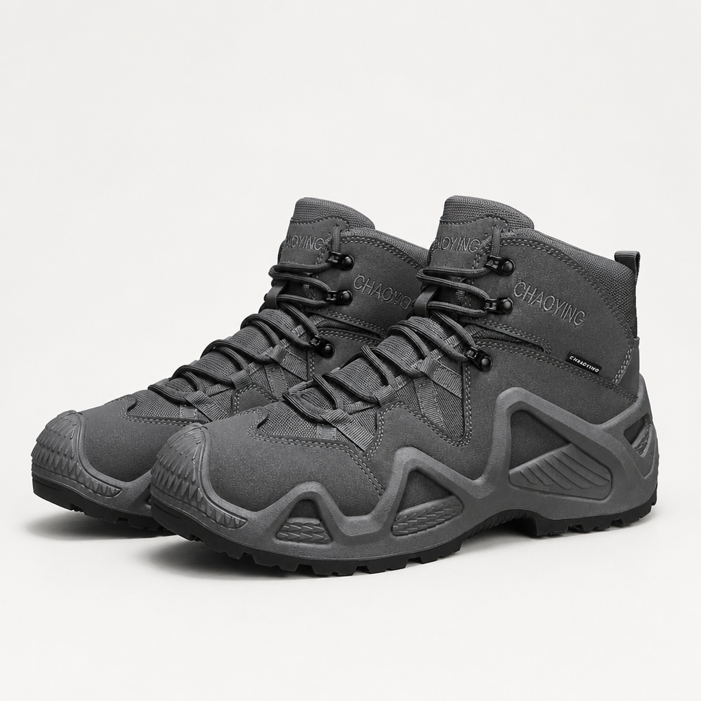 Sage | Womens Water Resistant Outdoor Hiking Boots, Grey