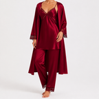 Sally | Womens Mulberry Silk Cami Slip Dress, Wine Red