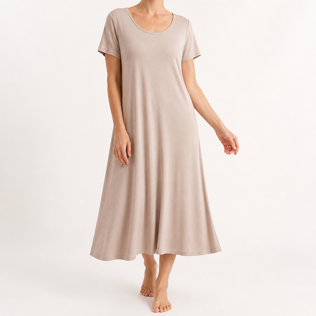 Sally | Womens Mulberry Silk Cami Slip Dress, Nude