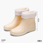 Sarah | Womens Waterproof Non Slip Mid Calf Wellington Rain Boots
