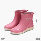 Sarah | Womens Waterproof Non Slip Mid Calf Wellington Rain Boots