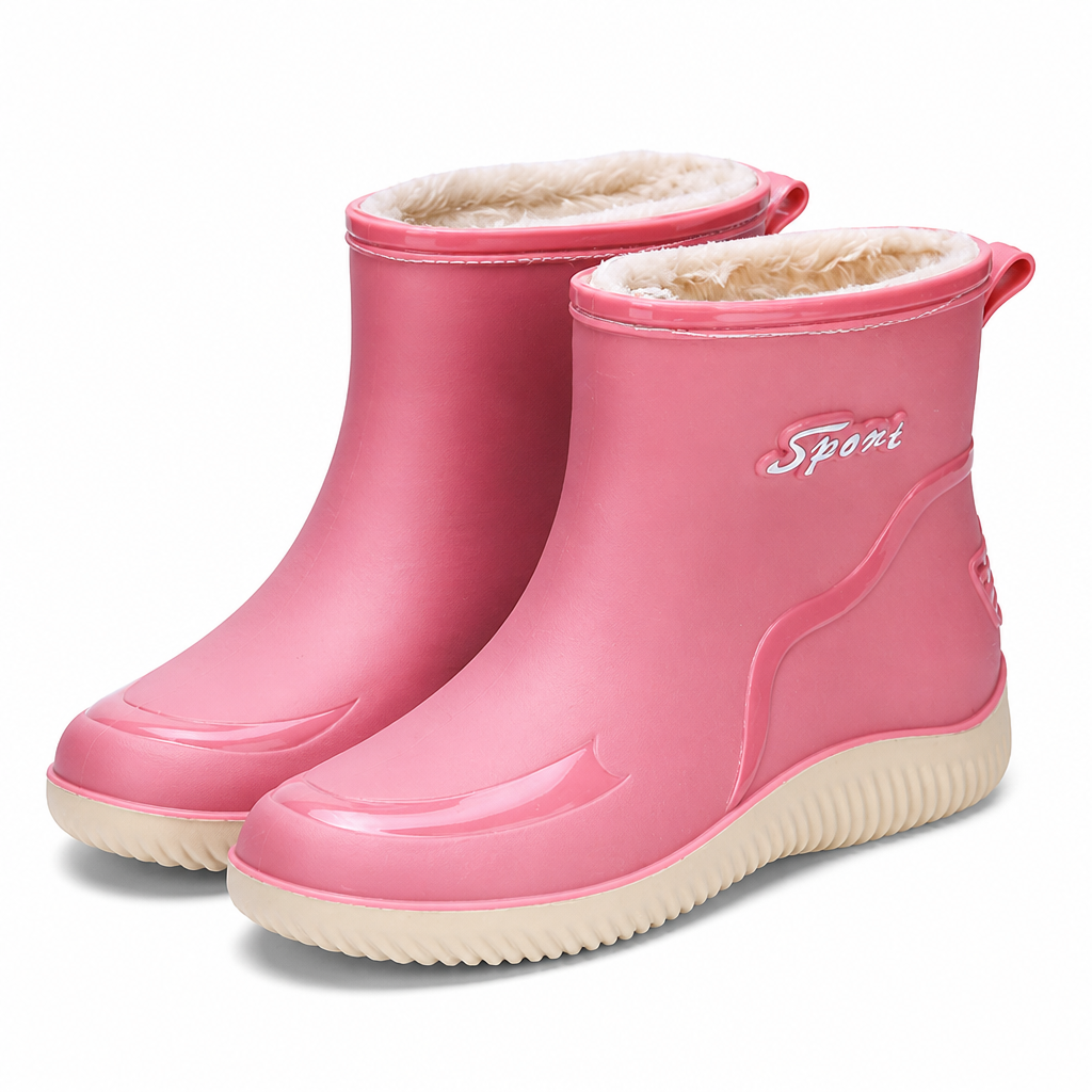 Sarah | Womens Waterproof Non Slip Mid Calf Wellington Rain Boots