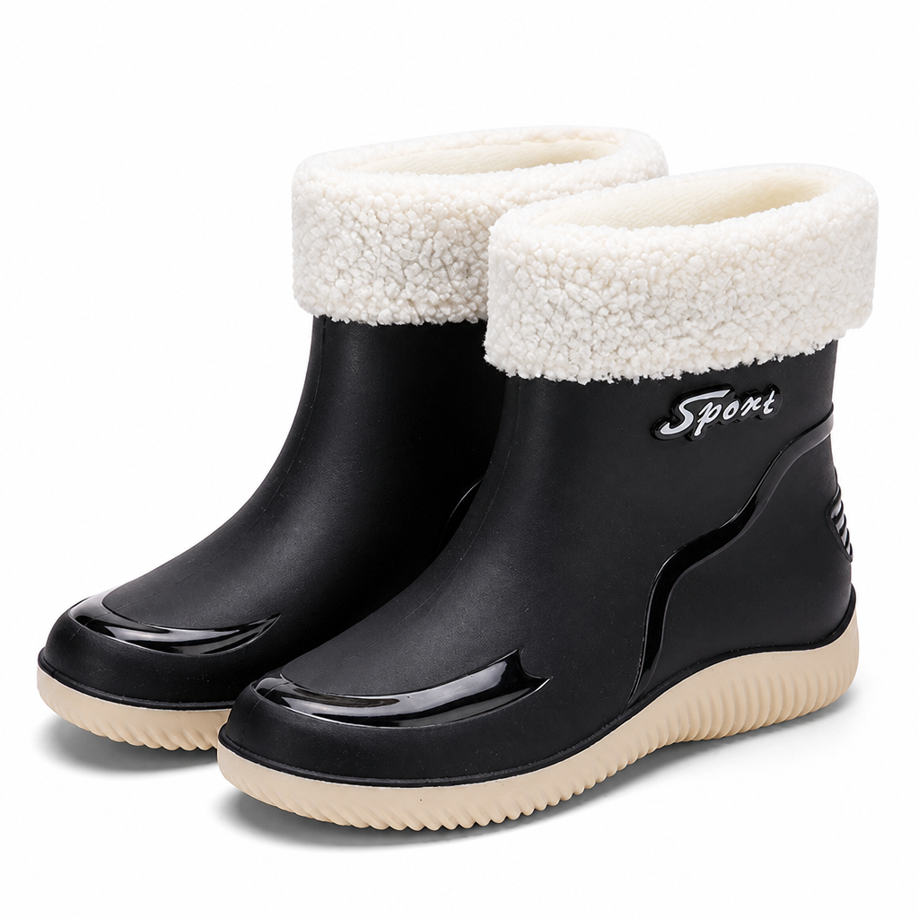 Sarah | Womens Waterproof Non Slip Mid Calf Wellington Rain Boots