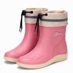 Sarah | Womens Waterproof Non Slip Mid Calf Wellington Rain Boots