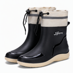 Sarah | Womens Waterproof Non Slip Mid Calf Wellington Rain Boots