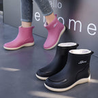 Sarah | Womens Waterproof Non Slip Mid Calf Wellington Rain Boots