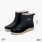 Sarah | Womens Waterproof Non Slip Mid Calf Wellington Rain Boots