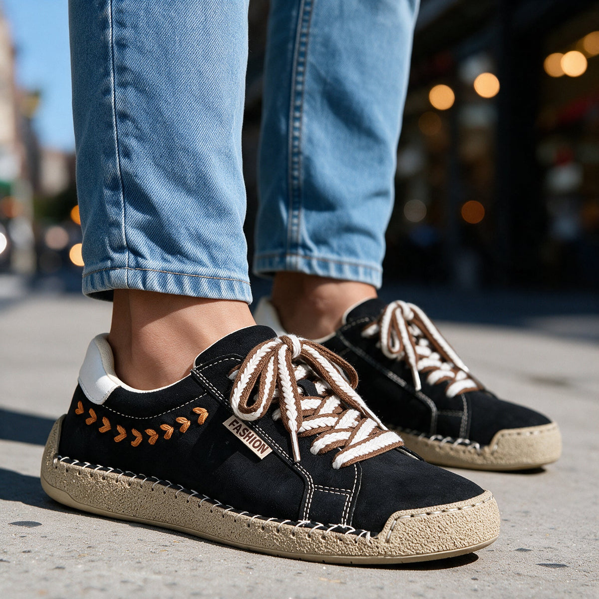 Scarlett suede orthopedic sneakers for women
