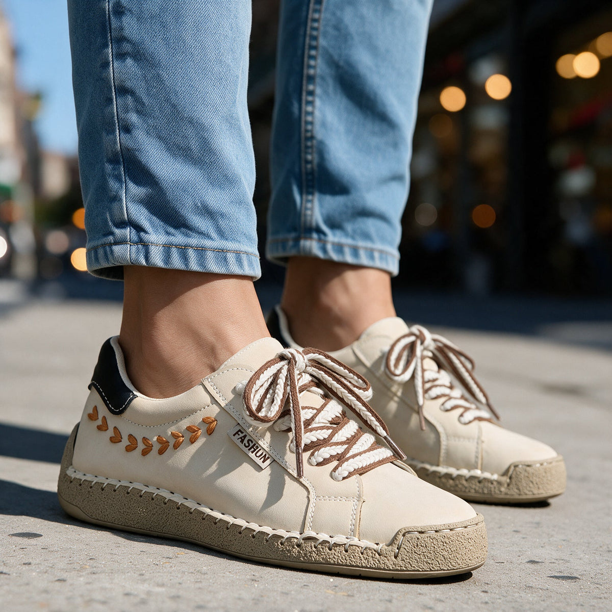 Scarlett suede orthopedic sneakers for women