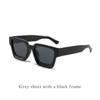 Selene | Womens Square UV Protection Sunglasses - Grey
