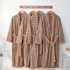 Shauna | Womens Hooded Fleece Loungewear Sleepwear Bathrobe Robe