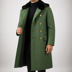 Sheldon | Mens Waterproof Windproof Hooded Outdoor Ski Jacket Snow Coat, Green 3
