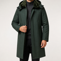 Sheldon | Mens Waterproof Windproof Hooded Outdoor Ski Jacket Snow Coat, Green