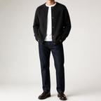 Shepherd | Mens Knit Soft Loose Casual Knitted Pullover Sweater, Black