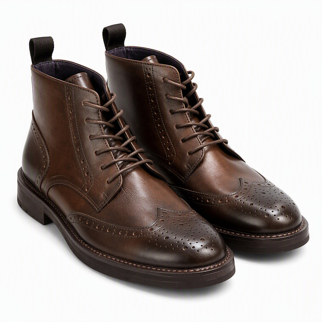 Simon | Mens Chelsea Boots High Top Winter Outdoor Ankle Footwear