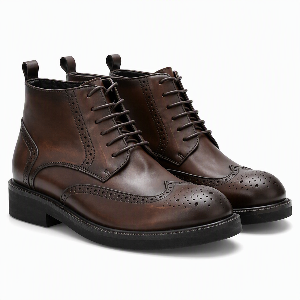 Simon | Mens Chelsea Boots High Top Winter Outdoor Ankle Footwear