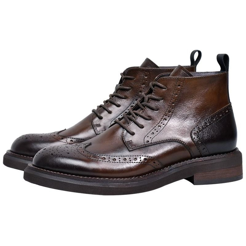 Simon | Mens Chelsea Boots High Top Winter Outdoor Ankle Footwear