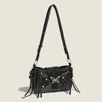 Stacy | Womens Bow Crossbody Bag Motorcycle Shoulder Purse Handbag
